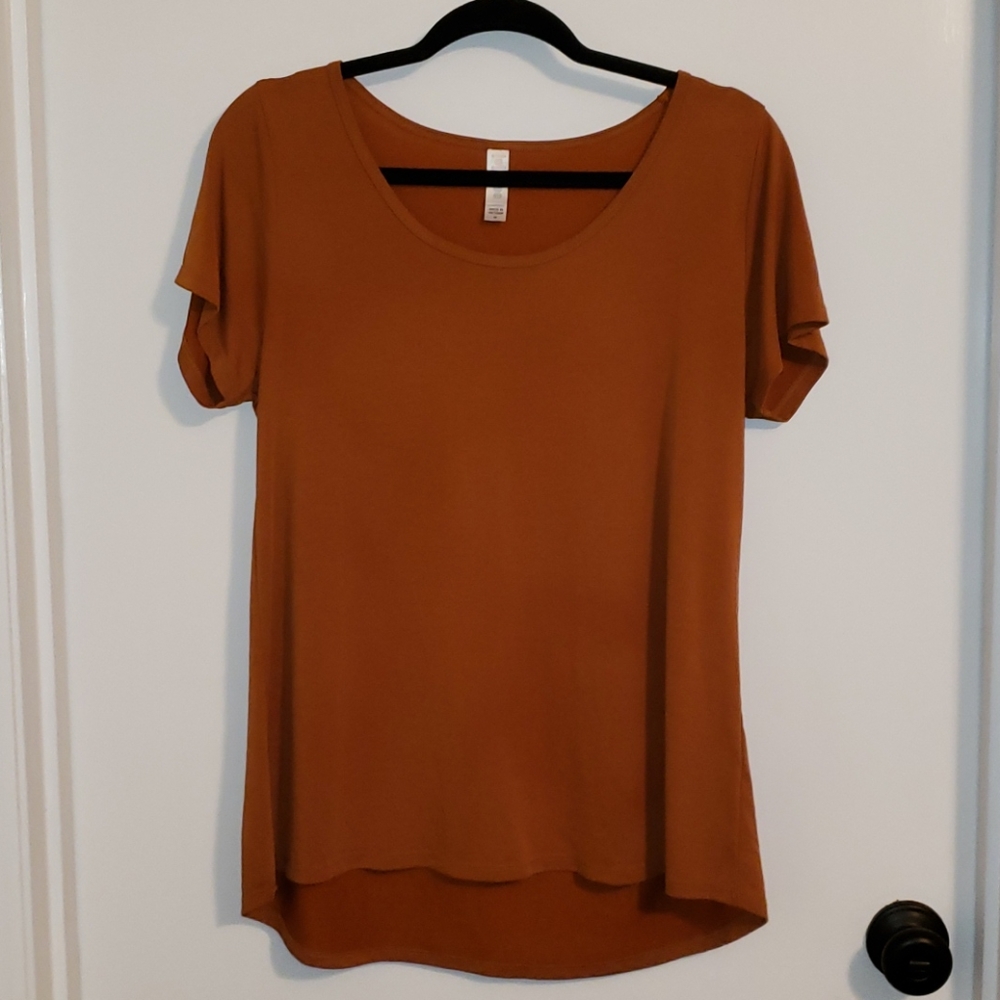 Lularoe Classic T - M - Rust/Burnt Orange